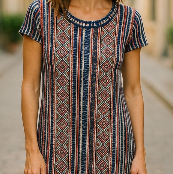 Raffella - Raffella Sportswear, Multi Color, 100% Cotton, Cap Sleeves , Round... - Picture 1 of 13